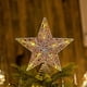 thumbnail image 4 of Iron Christmas Tree Topper Star with LED Lights, Wicker Fleecy Snowflake Design, Festive Holiday Home Decor for Indoor Xmas Party Decoration, 4 of 6