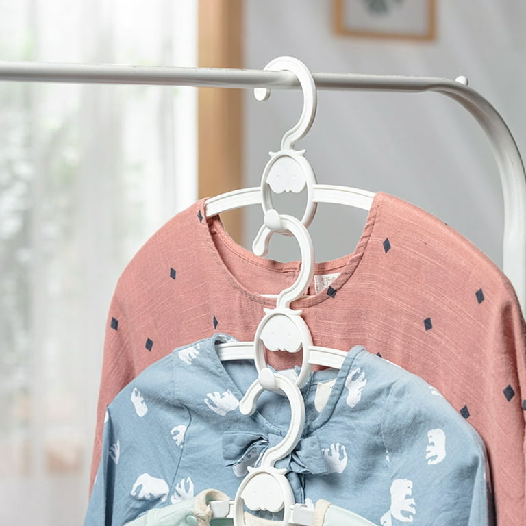 GUGULUZA Adjustable Baby Clothes Hangers for Nursery,Plastic