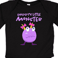 thumbnail image 4 of Inktastic Daddy's Little Monster Girls Long Sleeve Baby Bodysuit, 4 of 5