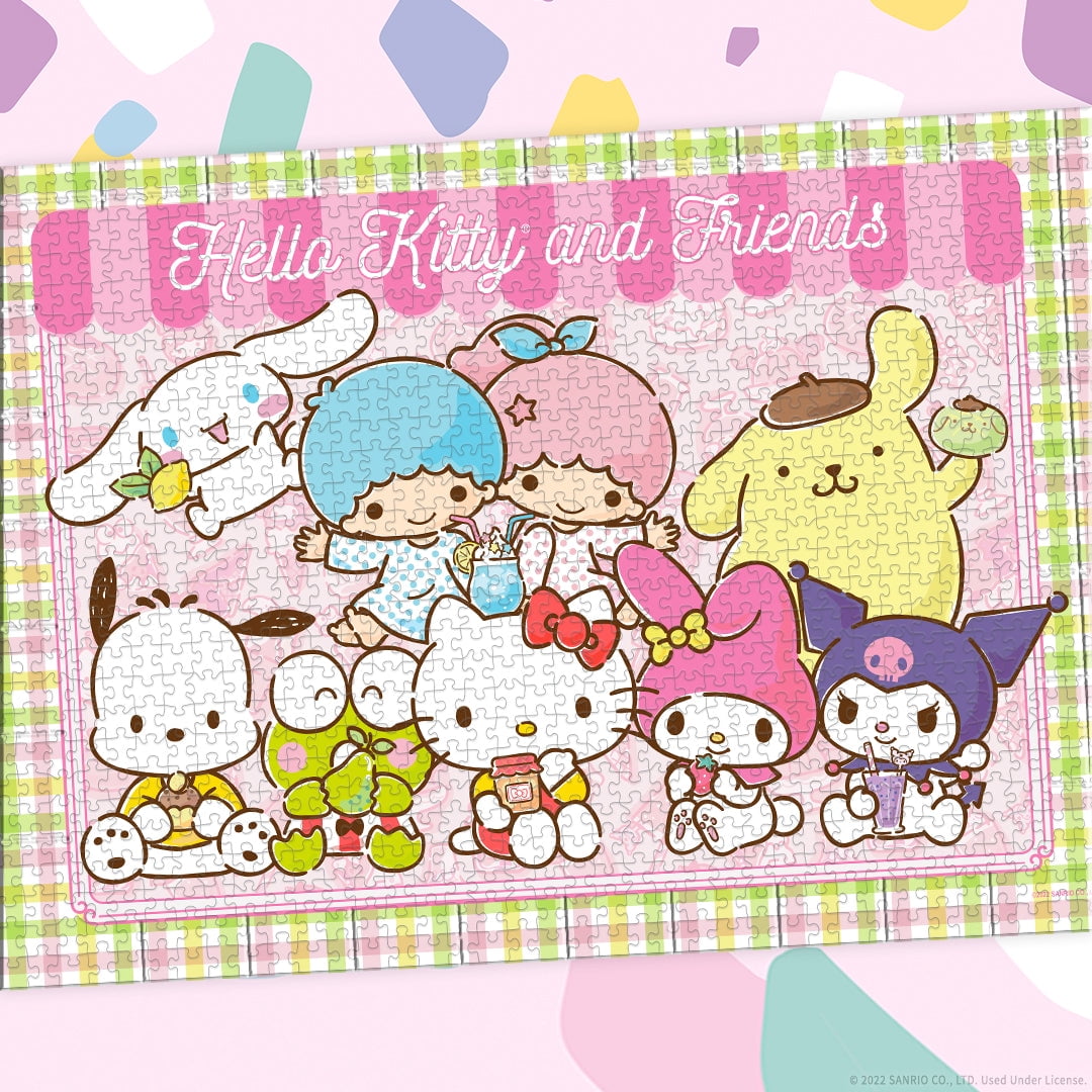 Hello Kitty® and Friends "My Favorite Flavor" 1,000 Piece Puzzle, by Usaopoly