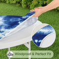 thumbnail image 5 of Colorful Tie Dye Pattern Round Fitted Tablecloth with Elastic Edge,Dining Table Cover Waterproof,Outdoor Round Tablecloth for Camping,Dining,Indoor and Outdoor, 5 of 7
