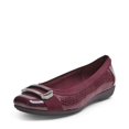 thumbnail image 1 of Zapatos Anne Klein Ballet Flat Uplift para mujer, color rojo oscuro, 1 of 1