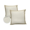 thumbnail image 2 of Outdoor Throw Pillow Cover Farmhouse Rural Retro Burlap Waterproof Cushion Covers 2 Pack Vintage Rustic Linen Cotton Flax Pillow Cases Home Decoration for Patio Garden Couch Sofa, 2 of 7