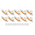 thumbnail image 1 of Side Marker Light, Temperature Resistance 10Pcs/Set 16cm Wire Front Rear Side Indicator  For Marine Boat Yachts Yellow Light, 1 of 8