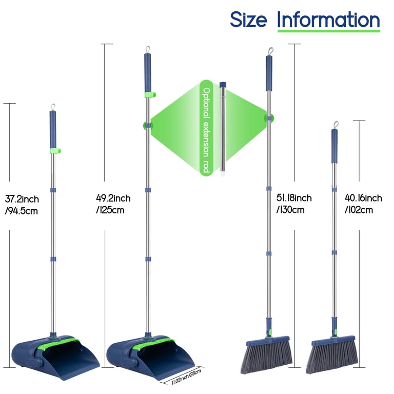 Sugarday Broom and Dustpan Combo Set with Long Handle photo 4