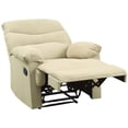 thumbnail image 2 of Pemberly Row Upholstered Motion Recliner in Beige Microfiber, 2 of 5