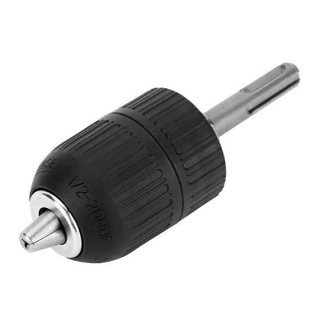 Convertidor De Mandril De Torno Del Taladro Sin Llave De Plástico De 2,13mm Con Adaptador SDS, Mandril De Acero Cromado Y Vanadio Para Martillo Eléctrico