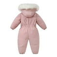 thumbnail image 5 of CAIVO Boys Winter Thermal Romper Jumpsuit Baby Snowsuit Onesie Jumpsuit Warm Thick Padded Coverall For Toddler Kids Birthday Long Sleeve One-Pieces, 5 of 5