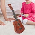 thumbnail image 3 of MERIGLARE Mini 25'' Kids Basswood Acoustic Guitar Musical Instrument Toy Xmas Red, 3 of 4
