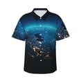 thumbnail image 1 of Fotbe Planet Earth Camisa Hawaiana para Hombre Unisex – Camisa Casual de Verano con Botones de Manga Corta de Algodón y Lino,3X-Large, 1 of 7