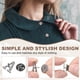 thumbnail image 3 of Pines de solapa con letras Uxcell para hombres y mujeres, pines de broche de letra inicial T para camisa, vestido, gorra, trajes, abrigo, color gris metalizado, 3 of 7