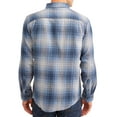 thumbnail image 4 of George Men's and Big Men's Long Sleeve Super Soft Flannel Shirt, up to size 3XLT, 4 of 4