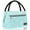 Chevron Teal, variant on OPUX Lunch Bag for Women, Insulated Lunch Box Tote for Girls Work Adult School, Small Reusable Cooler Bag Lunch Container Food Tote for Travel Picnic, Fits 11 Cans, Black