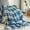 Blue Plaid, variant on PMONPA Electric Heated Blanket for Adult, 51"x61" Soft Flannel Heating Blanket with 10 Heating Levels & 8 Hours Auto Off，Navy