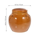 thumbnail image 2 of MasteelfCA Pot à Cornichons en Céramique Bouteille en Céramique Scellée Pot à Miel Rétro Pot de Rangement Multigrains, 2 of 8