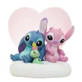 thumbnail image 3 of Figura de bebé Disney Interstellar hecha a mano de 18 cm con luz de noche de Stitch y ángel, modelo de Stitch, muñeco de juguete, regalos de cumpleaños, 3 of 5