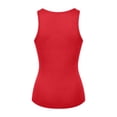 thumbnail image 3 of Bibifish Womens Tank Tops Basic Stretchy Scoop Neck Sleeveless Camisole Racerback Slim Fit Summer Daily Tops, 3 of 3