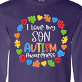 thumbnail image 4 of Inktastic I Love my Son Autism Awareness Long Sleeve T-Shirt, 4 of 5