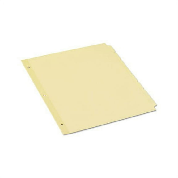 Self-Tab Index Dividers 8-Tab, 11 x 8.5, Buff, 24 Sets