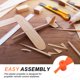 thumbnail image 5 of Hélice de Plástico Uxcell, Kit de Palas de Hélice de Helicóptero 6" Resistente a Plegados para Actividades STEM Aviones de Ciencia DIY (Naranja, Paquete de 4), 5 of 6