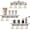 White, variant on Wall‑Mounted Solid Wood Coffee Mug Rack, Wooden Cup Display Organizer with Hooks for Kitchen Coffee Bar Storage