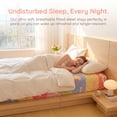 thumbnail image 3 of Unique Bargains Fitted Sheet Polyester Anti Wrinkle Soft Bedding 54.3"x74.8" Multicolor, 3 of 5