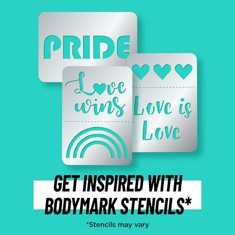 BodyMark by BIC: Pride Pack Temporary Tattoo Marker…