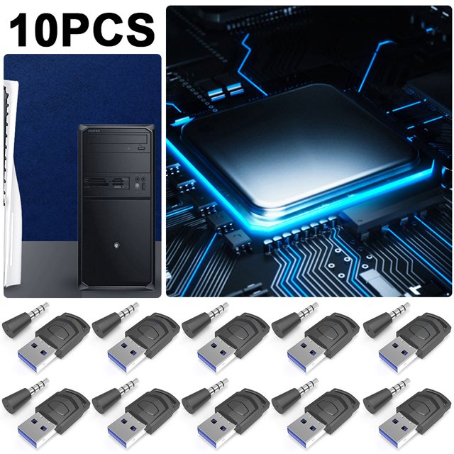 Receptor Inalámbrico Transmisor Compatible Con para PS5 PS4 Game PC