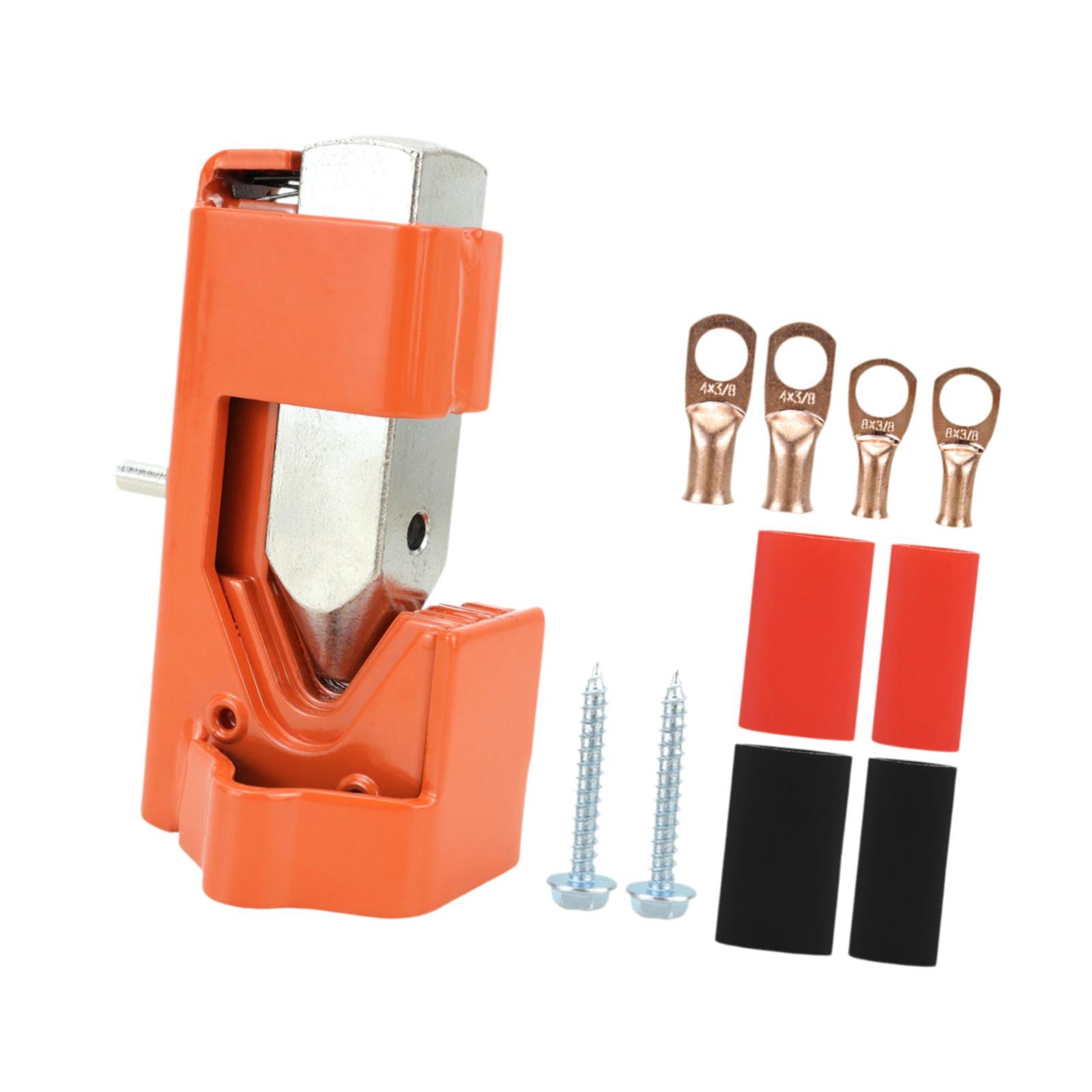 Wzmzjy Battery Cable Hammer Lug Crimper Tool for Wire Crimping Cables Terminal Orange