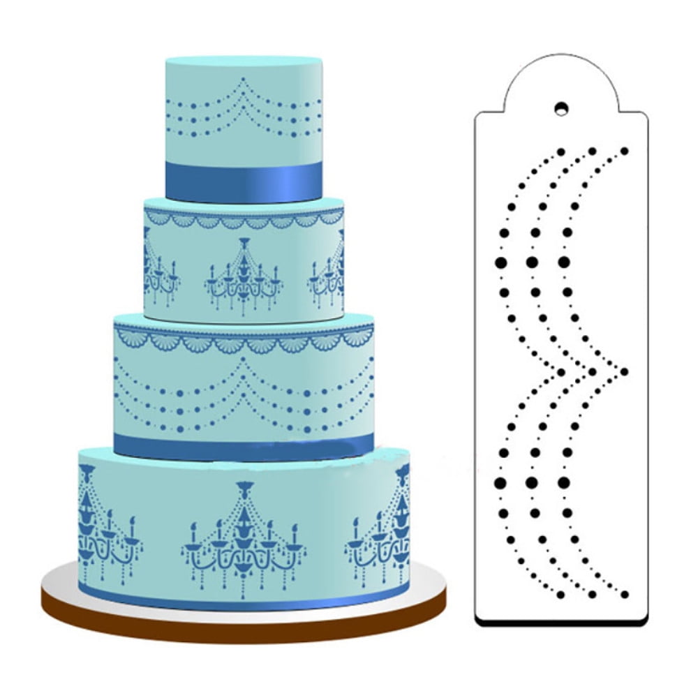 New Diy Birthday Cake Spray Mold Decorating Print Sugar Sieve Sugar Craft Model Walmart Com Walmart Com