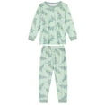 thumbnail image 2 of Unique Bargains Christmas Sleepwear Long Sleeve Tee with Pants Lounge Family Pajama Sets XS Big Boys, 2 of 5