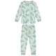 thumbnail image 2 of Conjuntos de pijamas familiares navideños Inspire Chic de manga larga con pantalones para dormir y relajarse ["Niños y Niñas"] 3XL Verde, 2 of 5