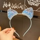 thumbnail image 1 of Estilo Lindo Aro para el Cabello con Orejas de Gato Celebrante para Mujer Corona de Arenas Movedizas Diadema para Cabello a Presión para Niños Accesorios para el Cabello de Princesa Hada, 1 of 6