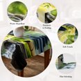 thumbnail image 5 of Zen Stones Table Cloth Waterproof Tablecloths, Nature Water Reflection Checkered Tablecloth Dining Table Cover for Kitchen Party Tabletop Outdoor, Rectangle Tablecloth 54x108 Inch, 5 of 9