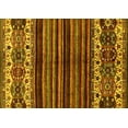 thumbnail image 1 of Ahgly Company Indoor Rectangle Abstract Yellow Modern Area Rugs, 5' x 8', 1 of 4