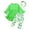 Light Green, variant on Toddler Girl Outfits St. Patricks Day Long Sleeves Ruffle Tunic Top Bell Bottom Pants Headband 3Pcs Sets for Kid