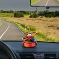 thumbnail image 4 of Dalazy Car Air Freshener Solar Power Suspension Aromatherapy Smell Rotating red, 4 of 8