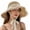 Beige, variant on Helii Women Straw Sun Hat Wide Brim with Lace Trim and Lace Tie, Breathable Woven Beach Hat Adjustable Chin Strap Floppy Summer Cap for Vacation Travel Outdoor Khaki,A