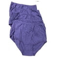 thumbnail image 1 of 5 Pack Vanity Fair Women's Perfectly Yours Classic Cotton Brief Panties 15320, Charcoaol Blue, 6/M, 1 of 2