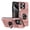 Pink, variant on Compatible with iPhone 14/15/16/17 Plus/Pro/Pro Max Case, All-in-One Hidden Card Holder & Magnetic Car Mount Ring Stand, Military Grade Drop Protection, Wireless Charging Friendly