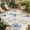 Blue, variant on Nautical Coastal Outdoor Rug for Patio/Deck/Porch, Non-Slip Large Area Rug 6 x 9 Ft, Vintage Beach Octopus Turtle Jellyfish Indoor Outdoor Rugs Washable Area Rugs, Camping Rug Carpet Runner