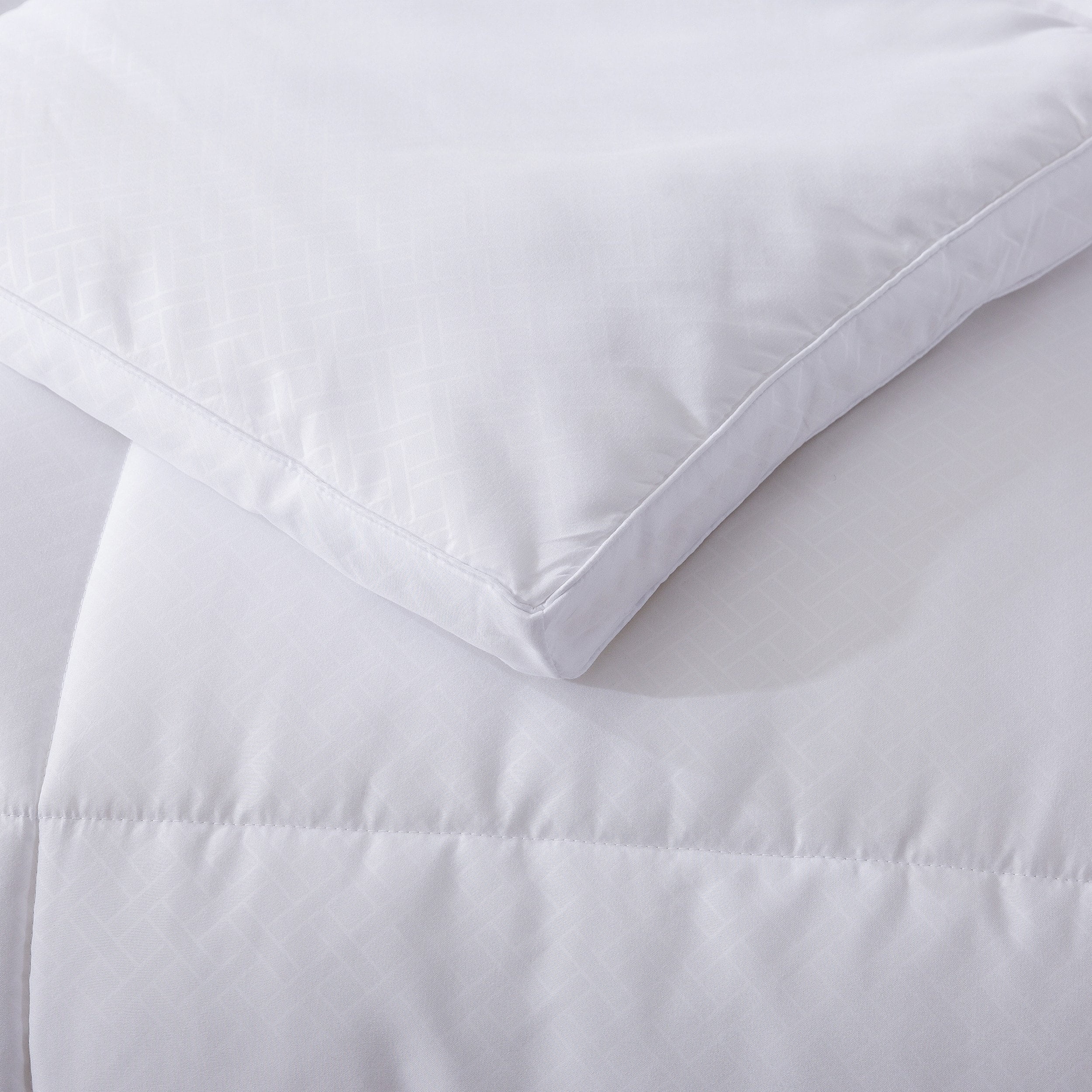 Down Alternative Comforter - Subway Tile&nbsp;- Glacier Grey - King