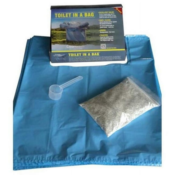 Cleanwaste D430W30 Toilet in a Bag - 30 Count