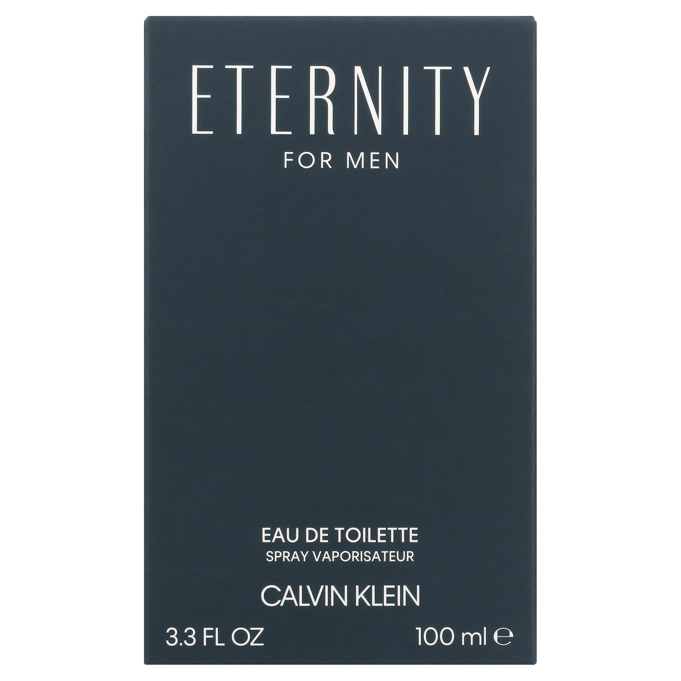 Calvin Klein Eternity Eau de Toilette Spray, Cologne for Men, 3.4 fl oz