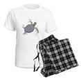 thumbnail image 4 of CafePress - Swimming Sea Turtle Pajamas - Women's Short Sleeve Print T-Shirt and Pants Light Cotton Pajama Set, 4 of 7