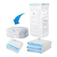 thumbnail image 3 of Trayknick Vacuum Seal Space Saver Storage Bag Compressed Clothes Blankets Organizer Bag, 3 of 13