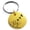 Gold, variant on Stainless Steel Fly Away Engraved Small Medallion Circle Charm Keychain Keyring