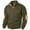 Army Green, variant on KyCheLot Long Sleeve Work Shirt for Men Stand Collar Buttons Casual Stretchy Long Sleeve Shirts Winter Fall