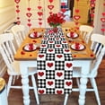 thumbnail image 3 of Creative Valentine‘s Day Polyester Cotton Printed Table Flag Table Decorations, 3 of 3