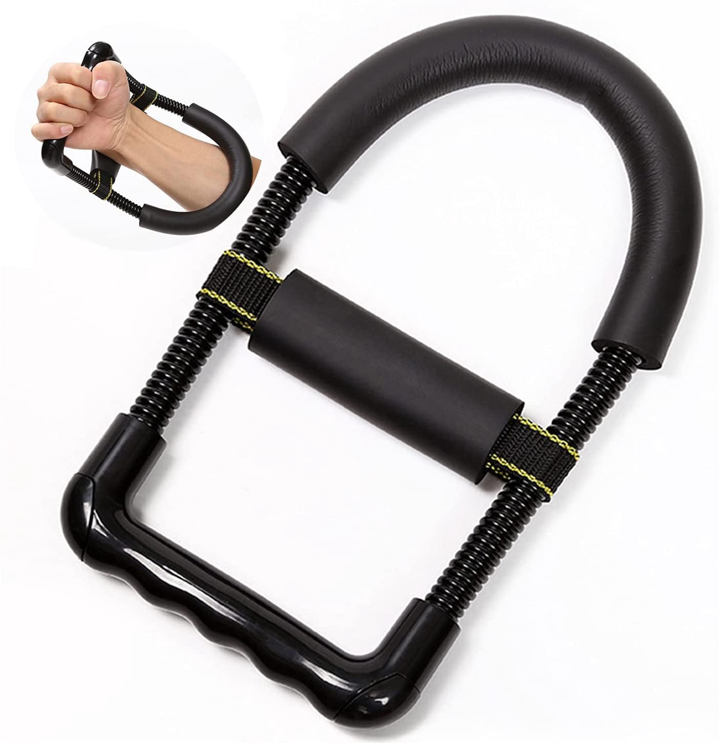 yeuweold Forearm Exercise Tool Wrist Arm Flexor Exerciser Tools Grip Strengthener for Hand Exerciser Forearm Wrist Roller Trainer Home Gym Strength Training